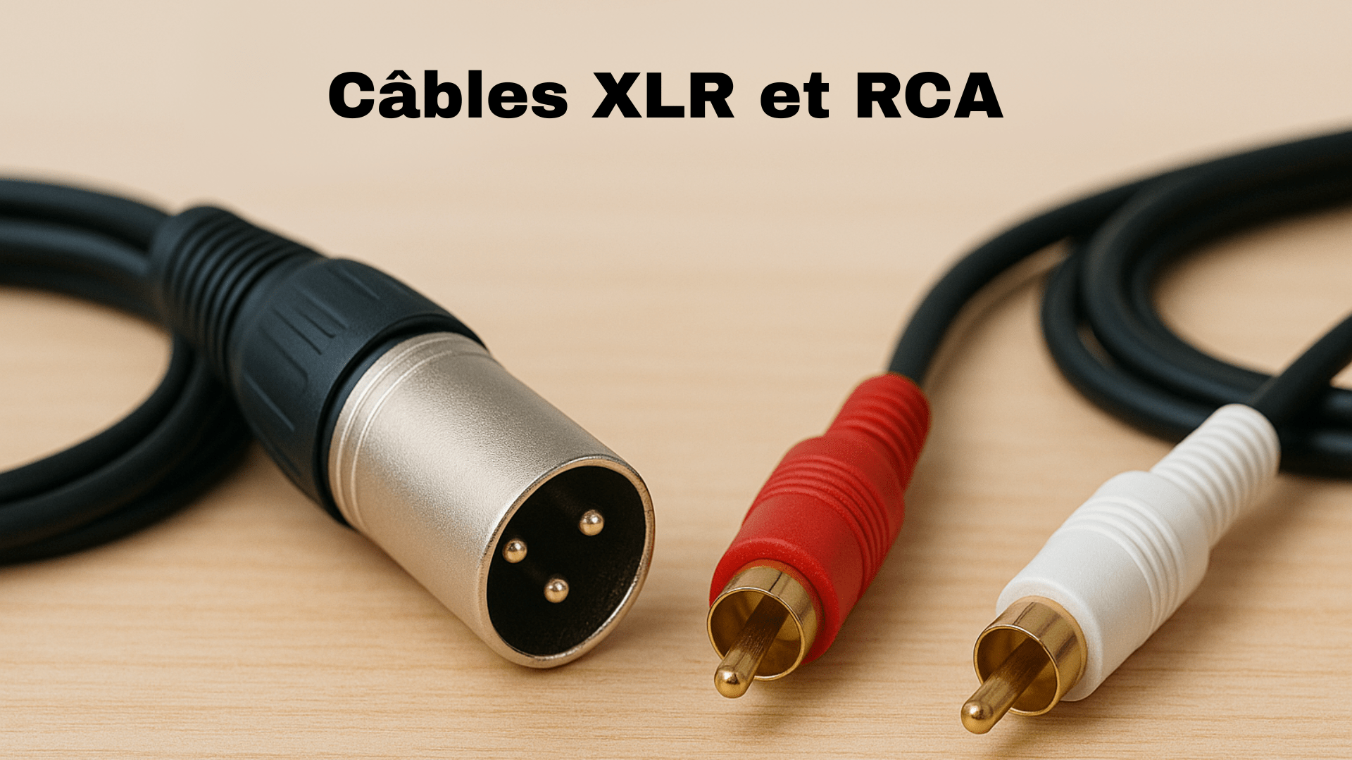 Câble XLR ou Câble RCA : lequel choisir ?